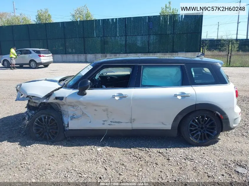2019 Mini Clubman Cooper S VIN: WMWLN9C57K2H60248 Lot: 42111586
