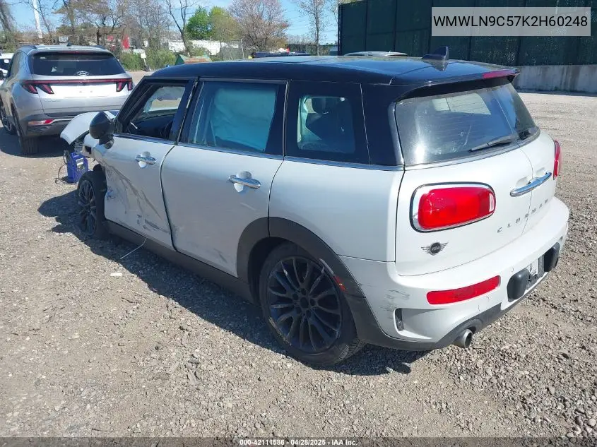 2019 Mini Clubman Cooper S VIN: WMWLN9C57K2H60248 Lot: 42111586