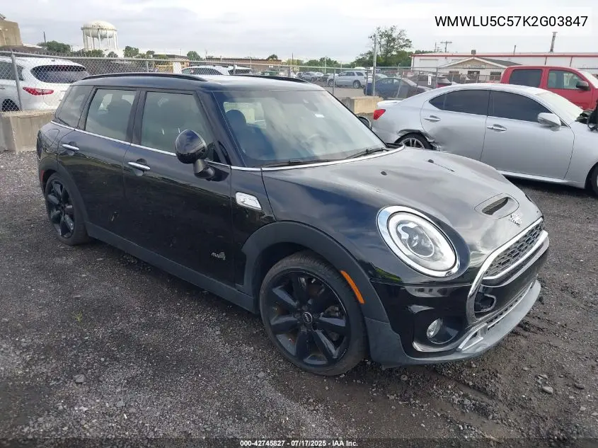 2019 Mini Clubman Cooper S VIN: WMWLU5C57K2G03847 Lot: 42745827