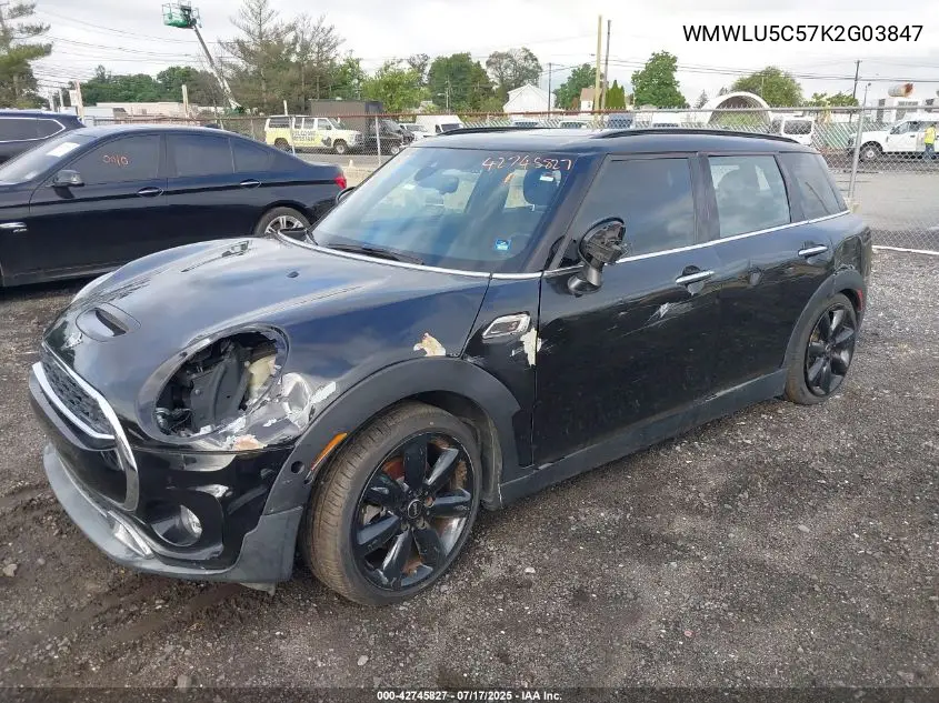 2019 Mini Clubman Cooper S VIN: WMWLU5C57K2G03847 Lot: 42745827