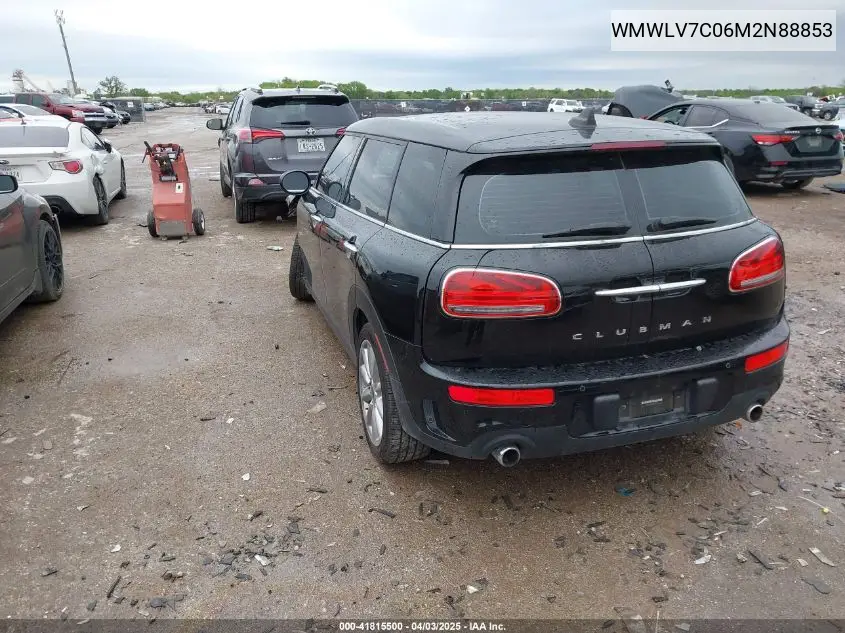 2021 Mini Clubman Cooper S VIN: WMWLV7C06M2N88853 Lot: 41815500