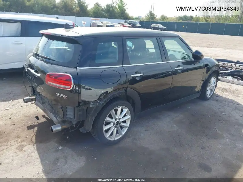 2021 Mini Clubman Cooper S VIN: WMWLV7C03M2P34349 Lot: 42222197