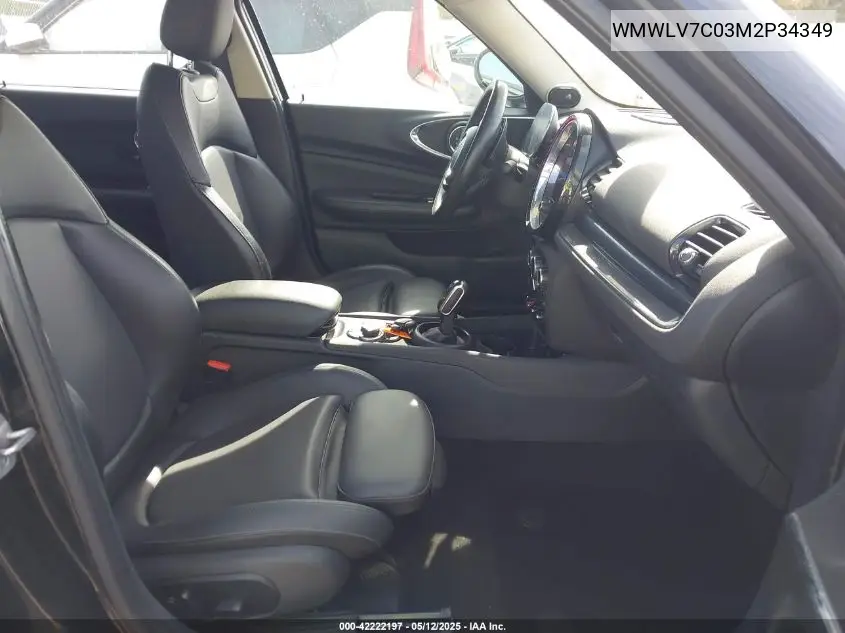 2021 Mini Clubman Cooper S VIN: WMWLV7C03M2P34349 Lot: 42222197