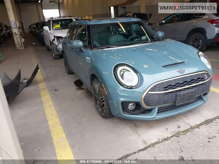 2023 Mini Clubman Cooper S VIN: WMWXJ1C03P2T91119 Lot: 41798946