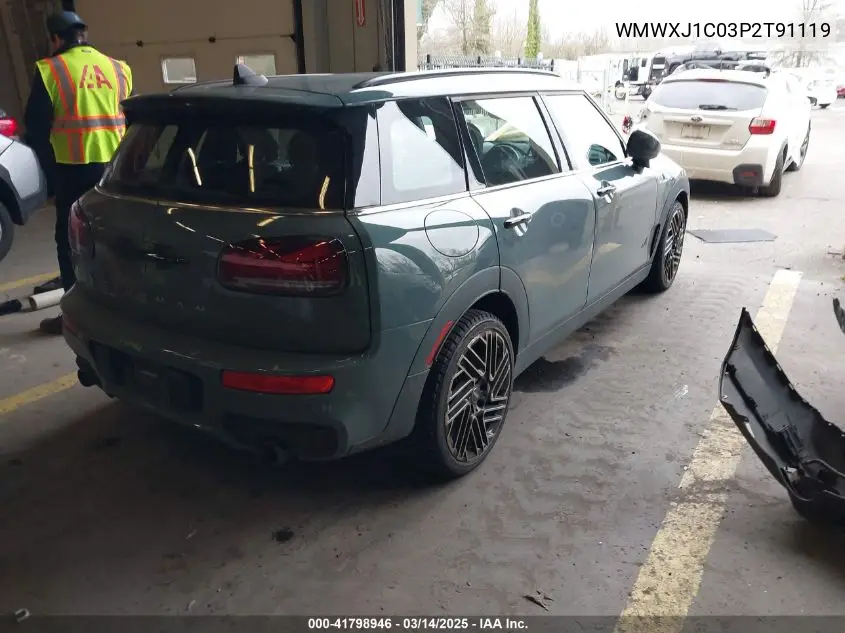 2023 Mini Clubman Cooper S VIN: WMWXJ1C03P2T91119 Lot: 41798946