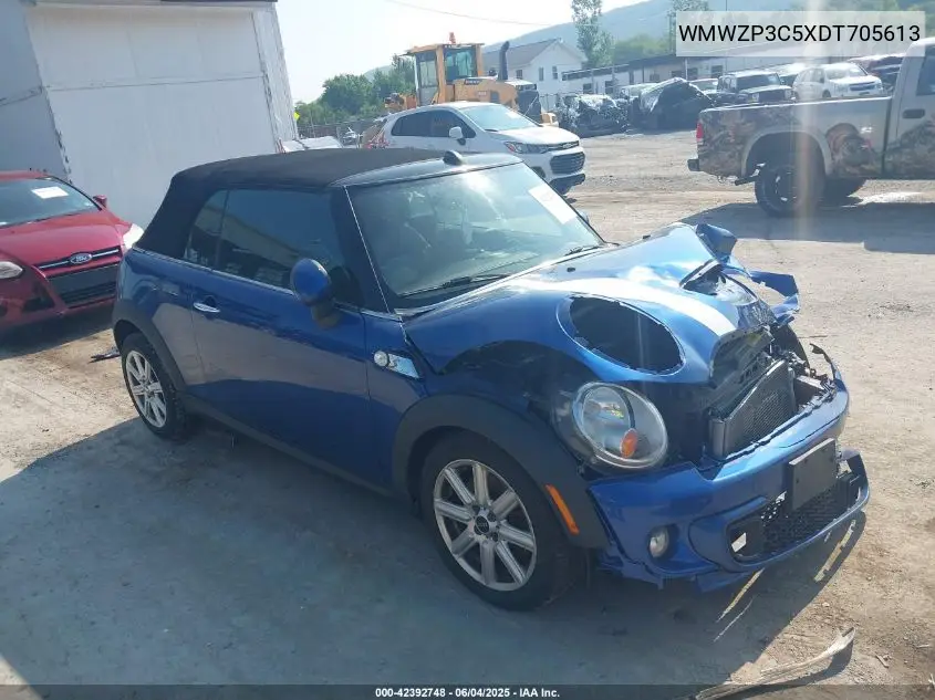 2013 Mini Convertible Cooper S VIN: WMWZP3C5XDT705613 Lot: 42392748