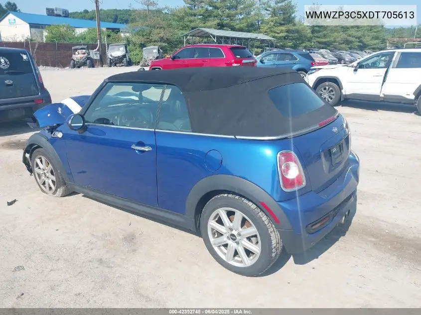 2013 Mini Convertible Cooper S VIN: WMWZP3C5XDT705613 Lot: 42392748