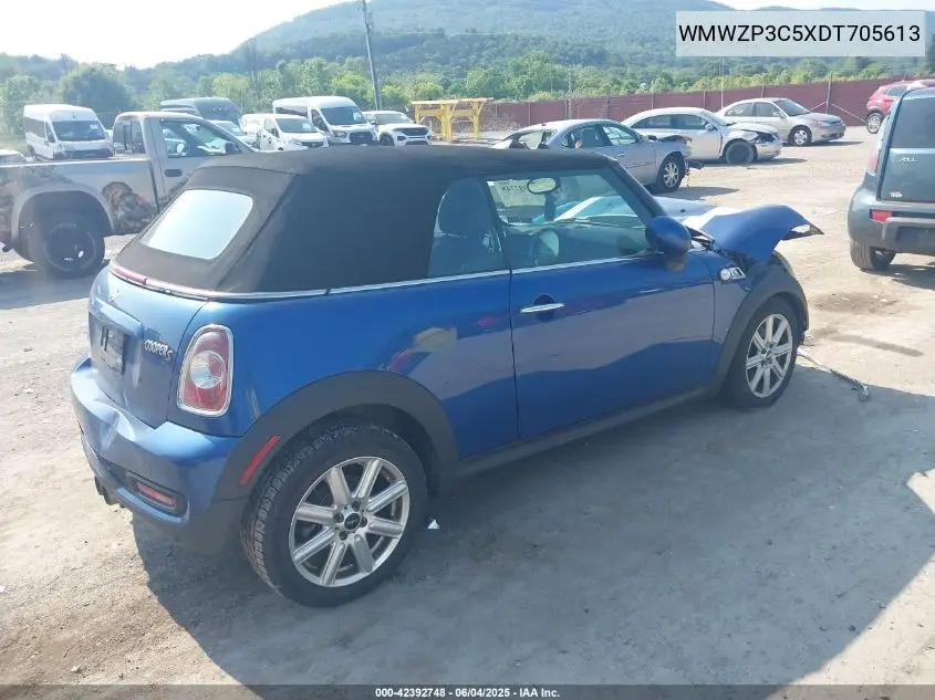 2013 Mini Convertible Cooper S VIN: WMWZP3C5XDT705613 Lot: 42392748