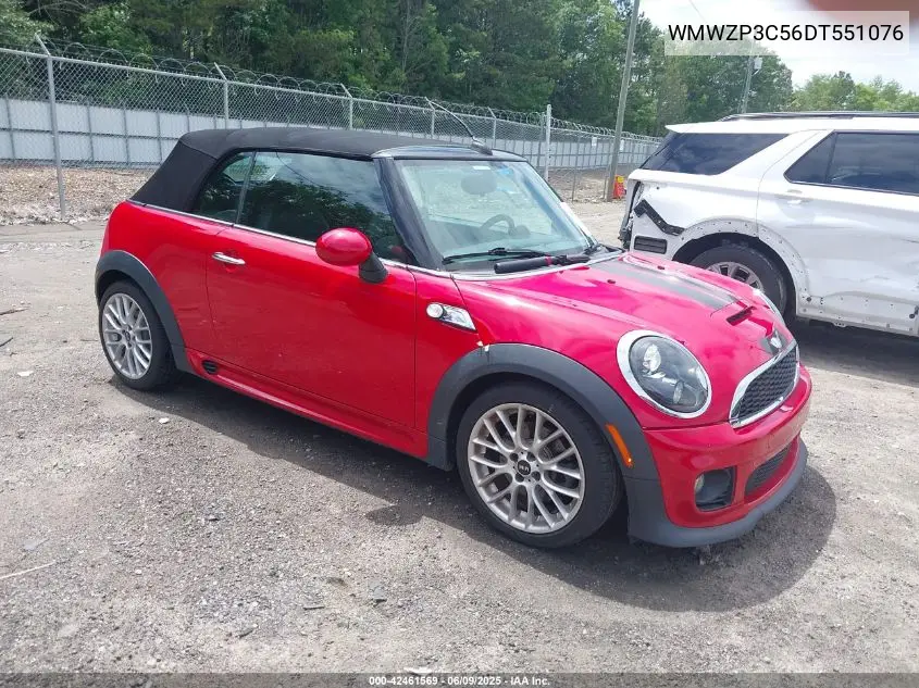 2013 Mini Convertible Cooper S VIN: WMWZP3C56DT551076 Lot: 42461569
