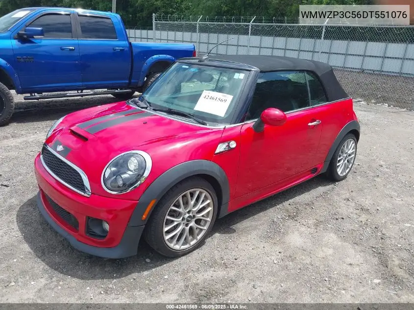 2013 Mini Convertible Cooper S VIN: WMWZP3C56DT551076 Lot: 42461569