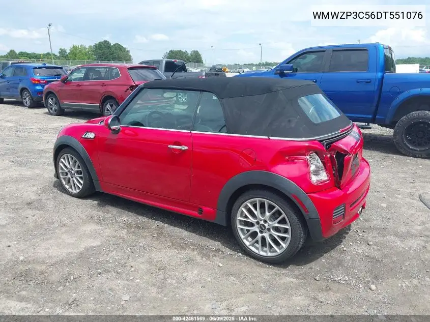 2013 Mini Convertible Cooper S VIN: WMWZP3C56DT551076 Lot: 42461569
