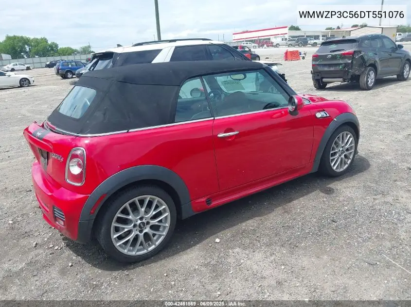 2013 Mini Convertible Cooper S VIN: WMWZP3C56DT551076 Lot: 42461569