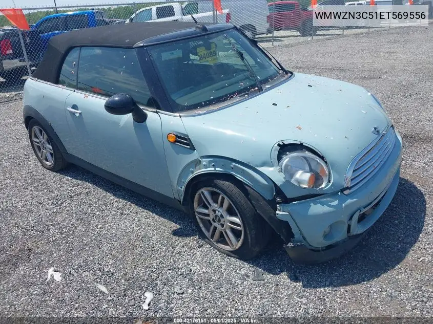 2014 Mini Convertible Cooper VIN: WMWZN3C51ET569556 Lot: 42176151