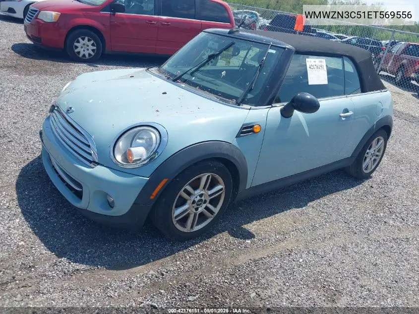 2014 Mini Convertible Cooper VIN: WMWZN3C51ET569556 Lot: 42176151