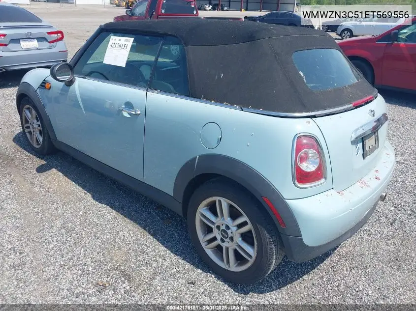 2014 Mini Convertible Cooper VIN: WMWZN3C51ET569556 Lot: 42176151