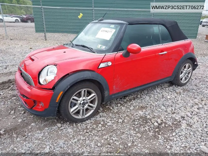 2014 Mini Convertible Cooper S VIN: WMWZP3C52ET706272 Lot: 42198277