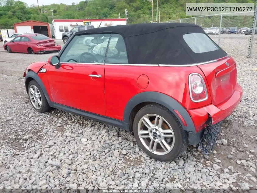 2014 Mini Convertible Cooper S VIN: WMWZP3C52ET706272 Lot: 42198277