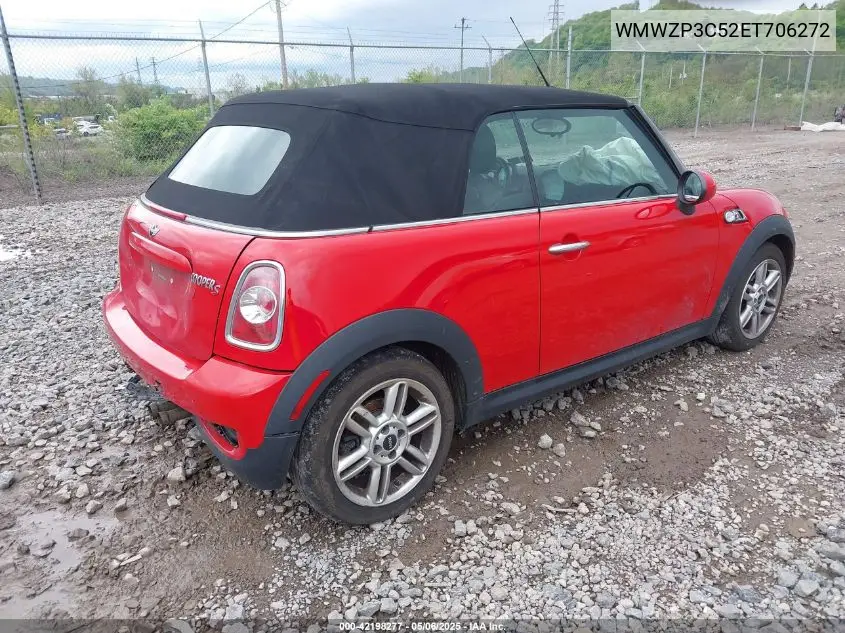 2014 Mini Convertible Cooper S VIN: WMWZP3C52ET706272 Lot: 42198277
