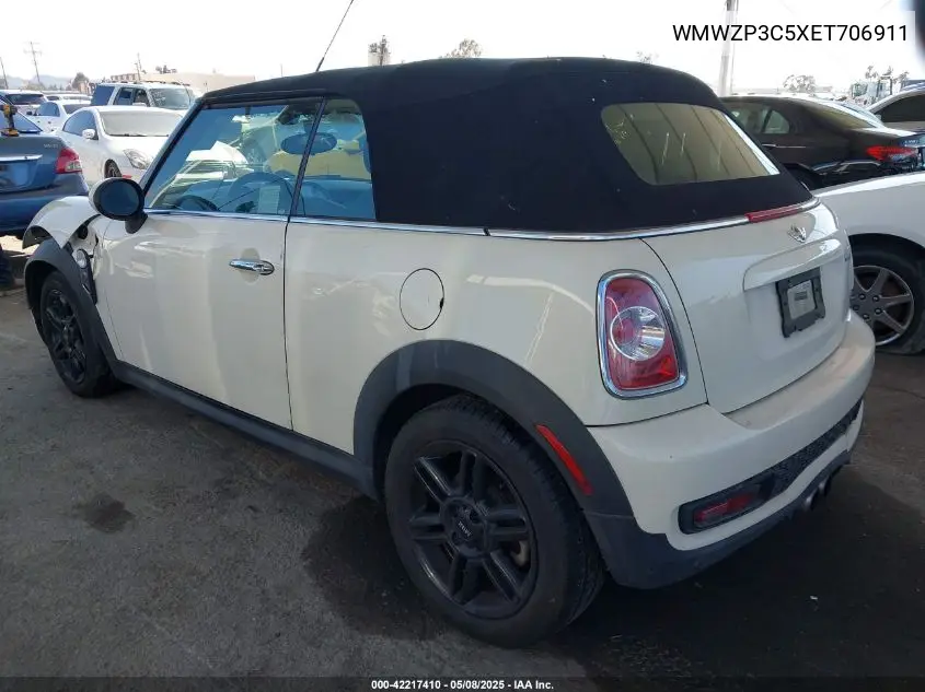 2014 Mini Convertible Cooper S VIN: WMWZP3C5XET706911 Lot: 42217410