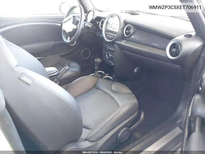 2014 Mini Convertible Cooper S VIN: WMWZP3C5XET706911 Lot: 42217410