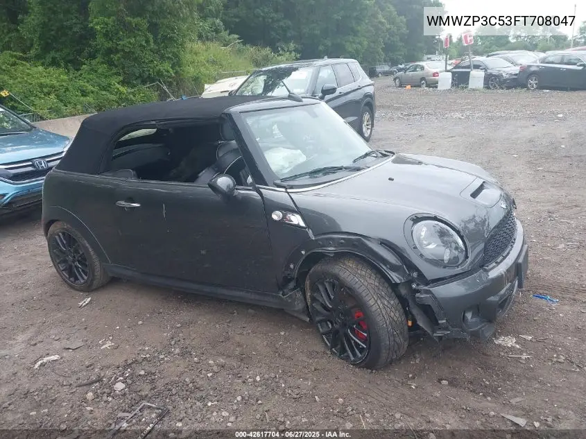2015 Mini Convertible Cooper S VIN: WMWZP3C53FT708047 Lot: 42617704