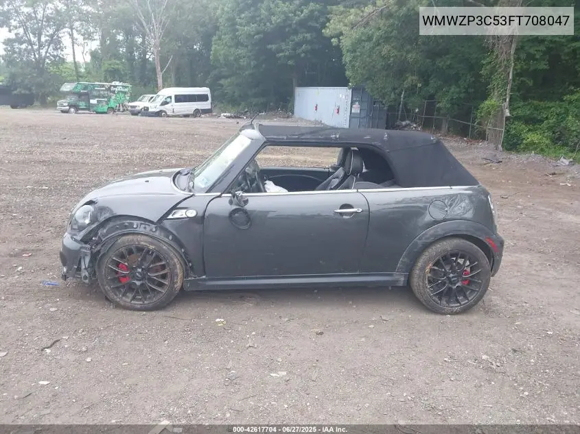 2015 Mini Convertible Cooper S VIN: WMWZP3C53FT708047 Lot: 42617704
