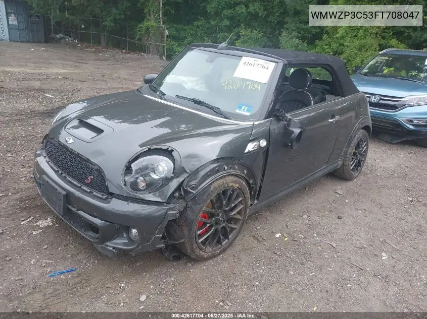 2015 Mini Convertible Cooper S VIN: WMWZP3C53FT708047 Lot: 42617704