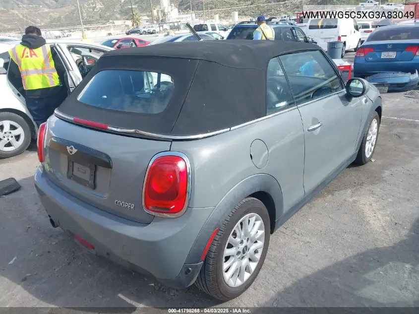 2016 Mini Convertible Cooper VIN: WMWWG5C5XG3A83049 Lot: 41798268