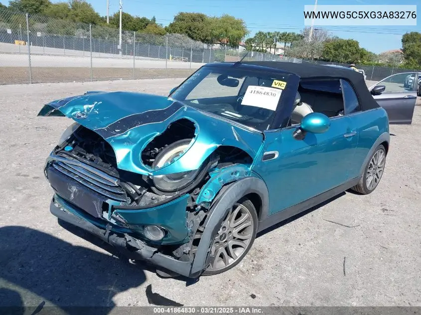 2016 Mini Convertible Cooper VIN: WMWWG5C5XG3A83276 Lot: 41864830