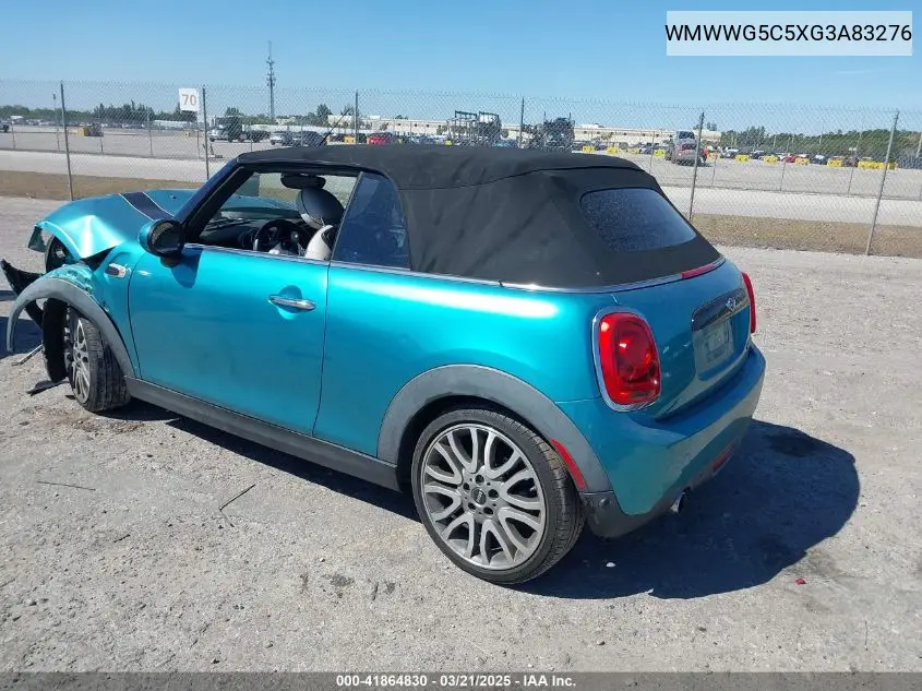 2016 Mini Convertible Cooper VIN: WMWWG5C5XG3A83276 Lot: 41864830