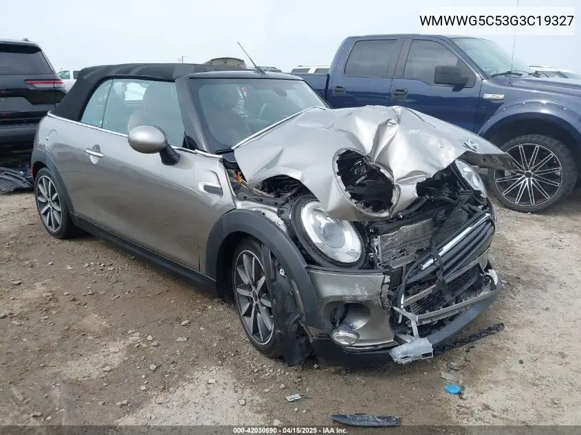 2016 Mini Convertible Cooper VIN: WMWWG5C53G3C19327 Lot: 42030590