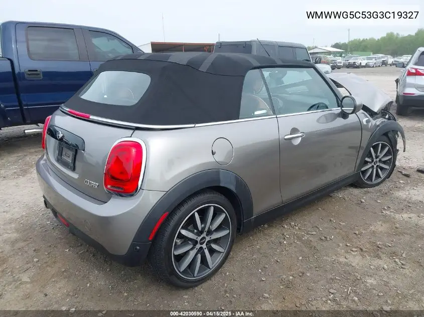 2016 Mini Convertible Cooper VIN: WMWWG5C53G3C19327 Lot: 42030590