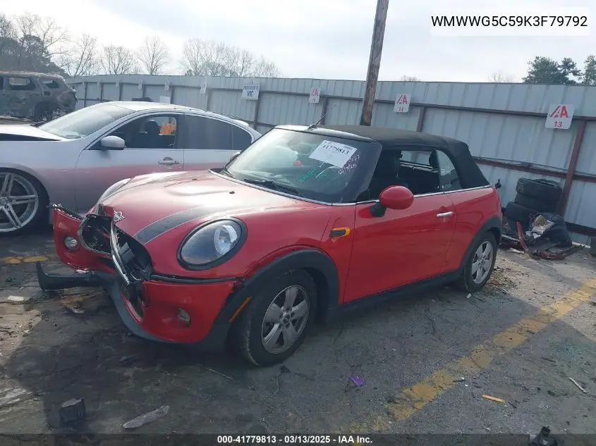 2019 Mini Convertible Cooper VIN: WMWWG5C59K3F79792 Lot: 41779813