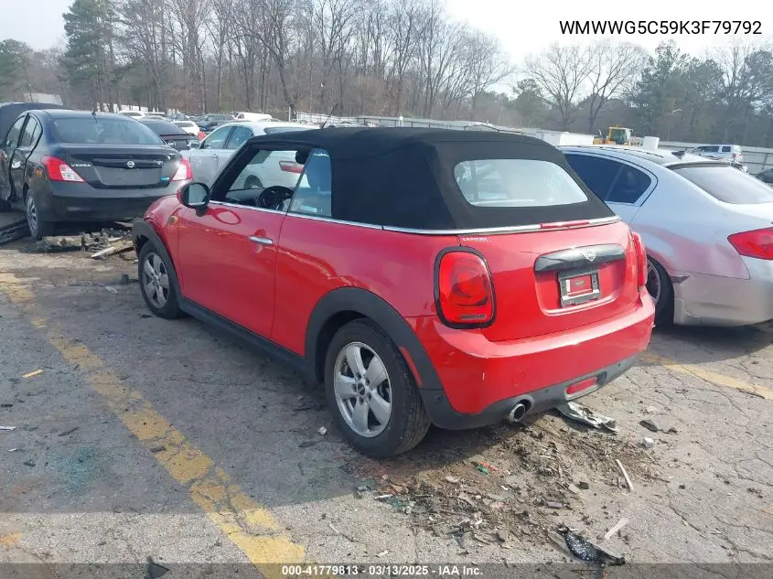 2019 Mini Convertible Cooper VIN: WMWWG5C59K3F79792 Lot: 41779813