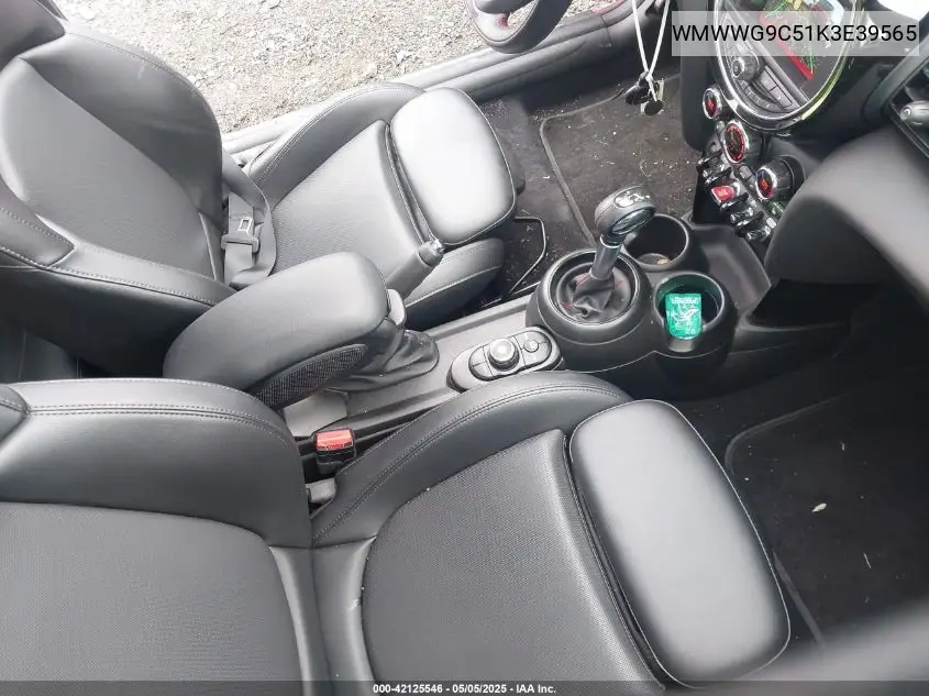 2019 Mini Convertible Cooper S VIN: WMWWG9C51K3E39565 Lot: 42125546