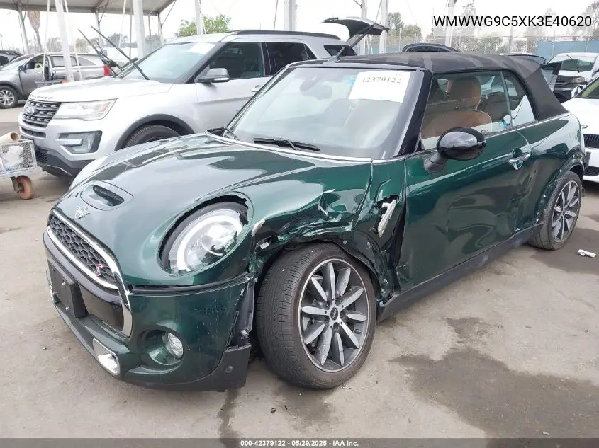 2019 Mini Convertible Cooper S VIN: WMWWG9C5XK3E40620 Lot: 42379122