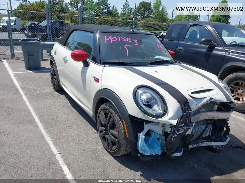 2021 Mini Convertible John Cooper Works VIN: WMWWJ9C0XM3M07302 Lot: 42027854