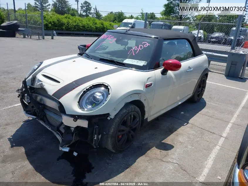 2021 Mini Convertible John Cooper Works VIN: WMWWJ9C0XM3M07302 Lot: 42027854