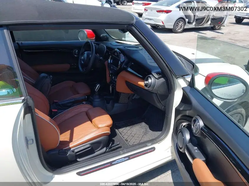 2021 Mini Convertible John Cooper Works VIN: WMWWJ9C0XM3M07302 Lot: 42027854