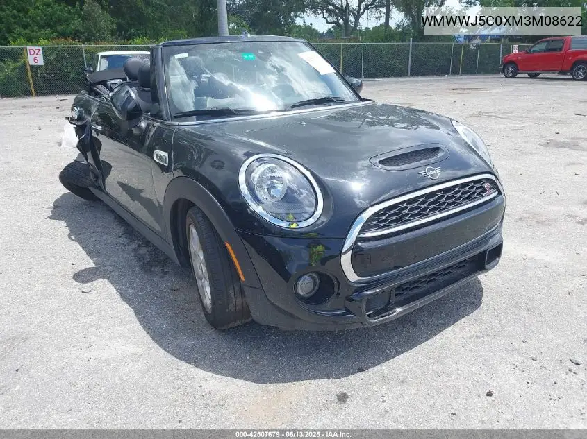 2021 Mini Convertible Cooper S VIN: WMWWJ5C0XM3M08622 Lot: 42507679