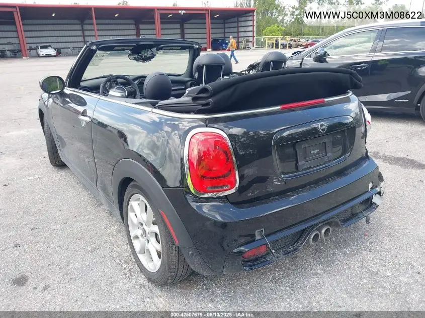 2021 Mini Convertible Cooper S VIN: WMWWJ5C0XM3M08622 Lot: 42507679