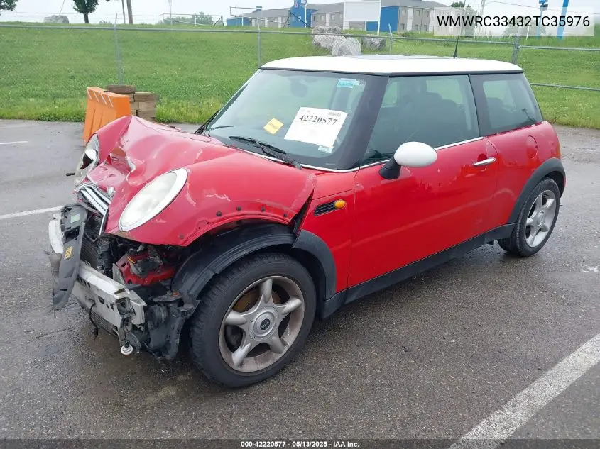wmwrc33432tc35976 WMWRC33432TC35976 2002 Mini Cooper