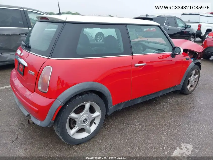 wmwrc33432tc35976 WMWRC33432TC35976 2002 Mini Cooper