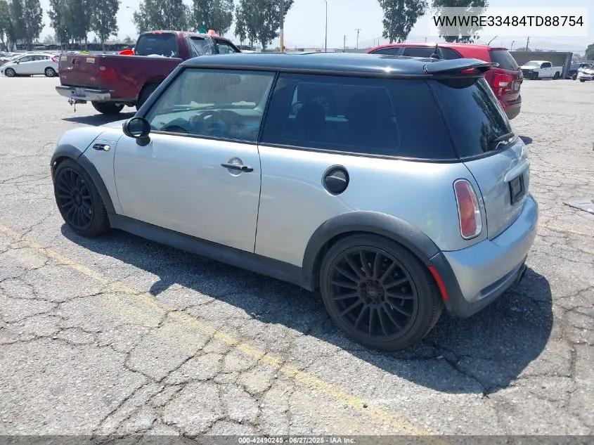 2004 Mini Cooper S VIN: WMWRE33484TD88754 Lot: 42490245
