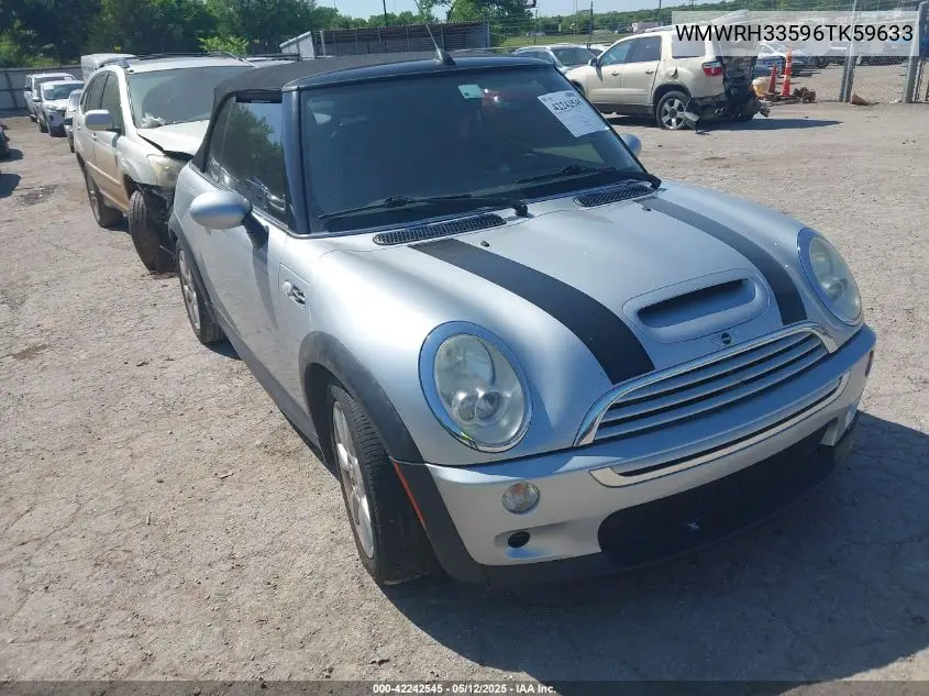 2006 Mini Cooper S VIN: WMWRH33596TK59633 Lot: 42242545