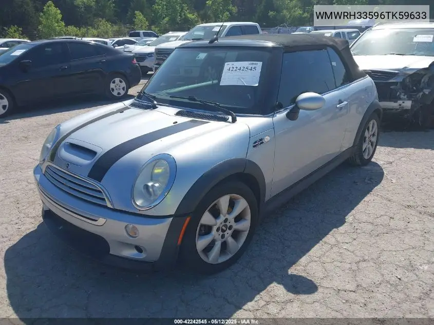 2006 Mini Cooper S VIN: WMWRH33596TK59633 Lot: 42242545