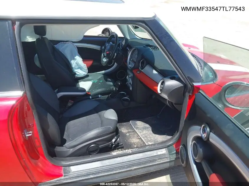 2007 Mini Cooper VIN: WMWMF33547TL77543 Lot: 42253357
