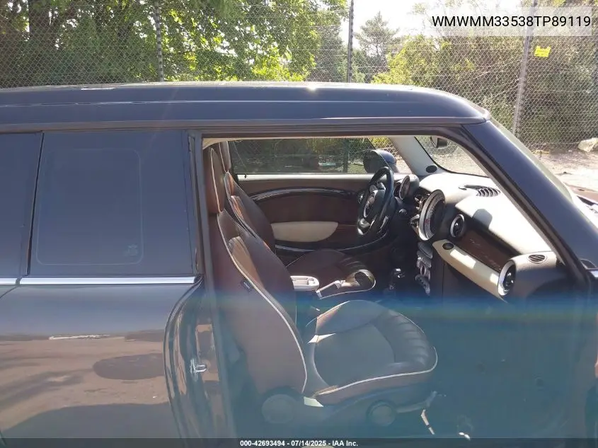 2008 Mini Cooper S Clubman VIN: WMWMM33538TP89119 Lot: 42693494