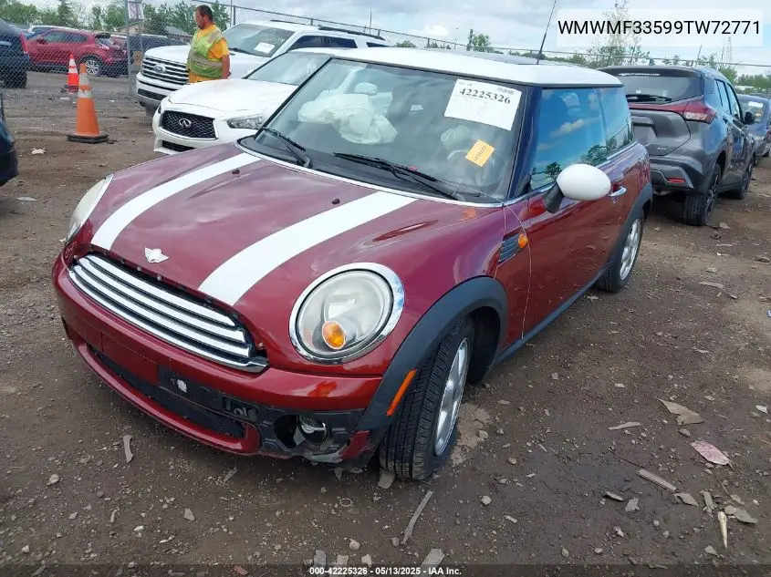 2009 Mini Cooper VIN: WMWMF33599TW72771 Lot: 42225326