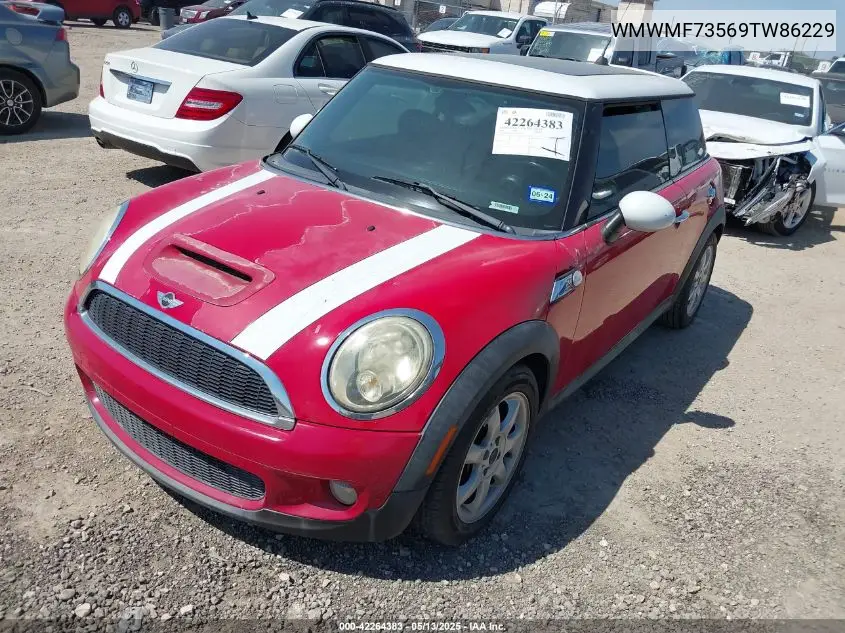 2009 Mini Cooper S VIN: WMWMF73569TW86229 Lot: 42264383